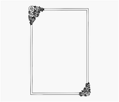 Border Frame Designs Lines, HD Png Download - kindpng