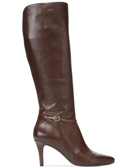 Lyst - Cole Haan Women'S Garner Tall Dress Boots in Brown