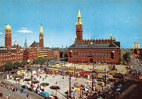 The Town Hall Square Copenhagen Denmark Unused | Europe - Denmark, Postcard / HipPostcard