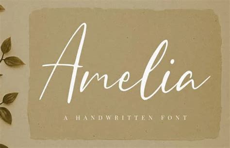 Amelia Font Free Download | Fonty Fonts