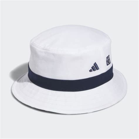 adidas Plaid Reversible Golf Bucket Hat - White | adidas UK