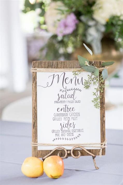 20 Modern Wedding Menu Ideas That Are Totally Unique - Brit + Co