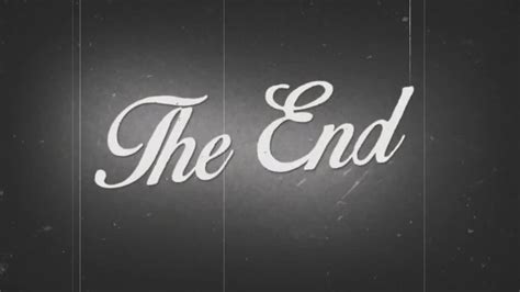 The End Old Film Background Stock Motion Graphics - YouTube