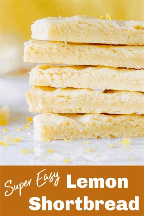 Lemon Shortbread (best easy recipe) - Vintage Kitchen Notes