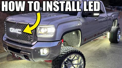 HOW TO INSTALL LED GMC EMBLEM ON (07-18 GMC SIERRA) - YouTube