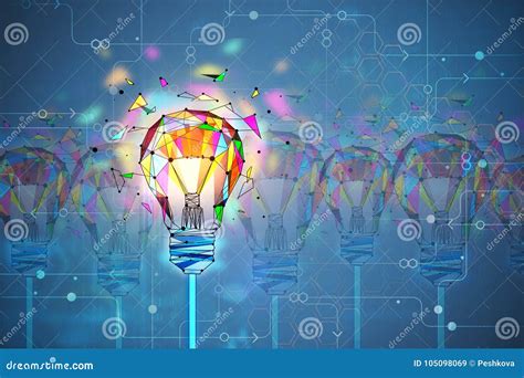 Innovation and Creativity Concept Stock Illustration - Illustration of ...