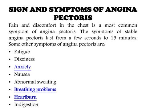 PPT - Angina pectoris : causes, symptoms, diagnosis and treatment PowerPoint Presentation - ID ...