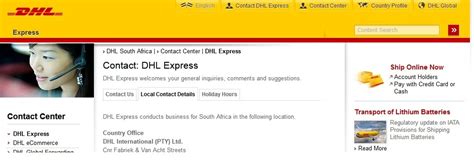 DHL International Customer Service Number » SANotify