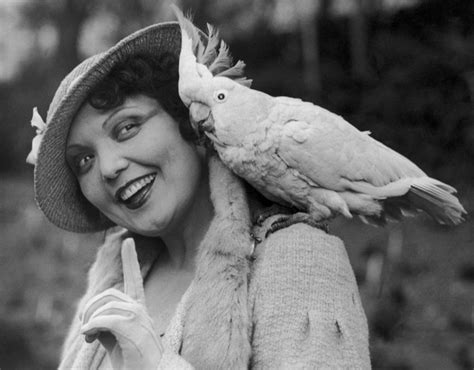 Spanish mezzo-soprano singer Conchita Supervia with Joey, a 64 year-old cockatoo, at London Zoo ...