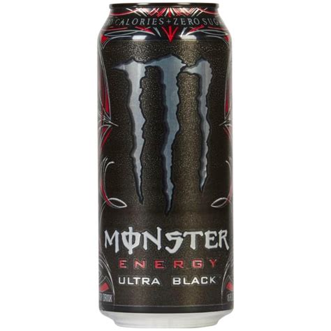 Monster Energy Monster Ultra Black 16 oz Zero-Sugar Energy Drink by ...