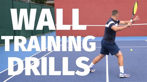 Tennis Wall Drills | 20+ Drills To Improve Using A Practice Wall - YouTube