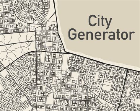 Procedural city [map] generator - https://probabletrain.itch.io/city-generator : CitiesSkylines