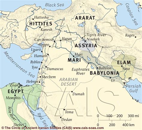 Ur Map Mesopotamia