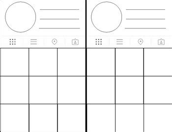 Instagram Profile Template by Mrs J Teaches Math | TPT