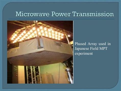 Microwave Power Transmission