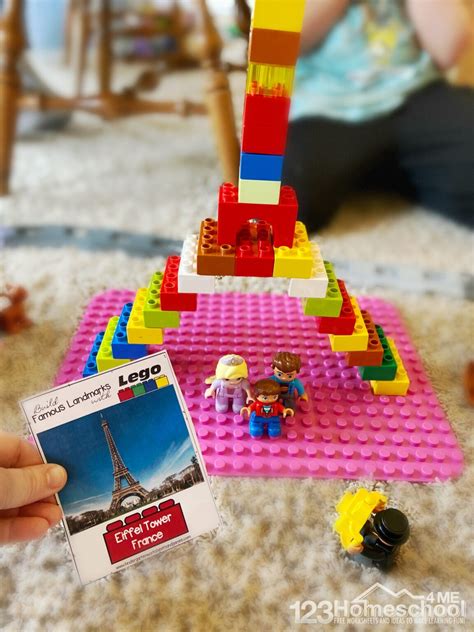 FREE Lego Famous Landmarks Challenge Cards