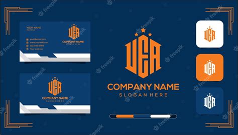 Premium Vector | Vector UEA monogram logo concept