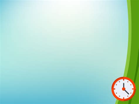 Wall Clock Template Download - Free PPT Backgrounds