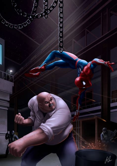 Spider-Man VS Kingpin by MCala on DeviantArt