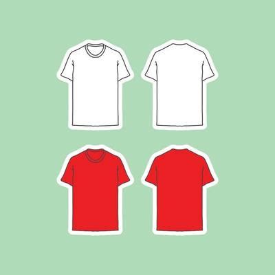 T Shirt Front And Back Vector Art, Icons, and Graphics for Free Download