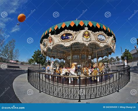 Great Park Balloon and Carousel, Irvine, U.S.a. Editorial Stock Image ...