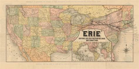 Old World Auctions - Auction 132 - Lot 139 - Map of the "Erie" New York ...