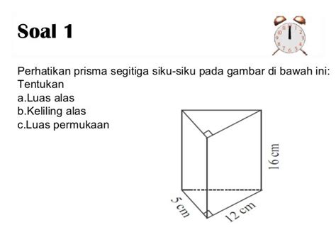 Contoh Soal Luas Prisma Segitiga | PELAJARANKU