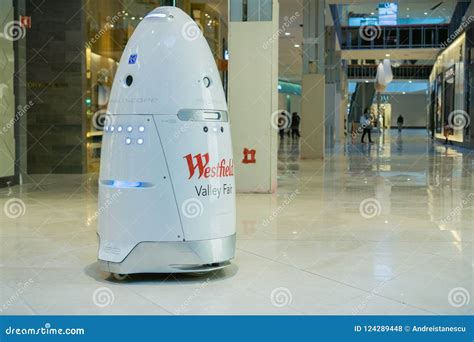 Knightscope Security Robot Patrolling a Mall Editorial Stock Photo ...