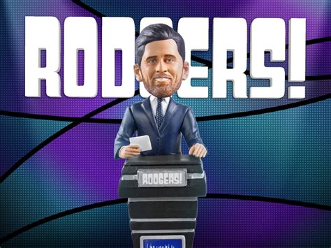 Remember happier times with this new Aaron Rodgers "Jeopardy!" bobblehead