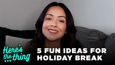 5 Easy Activities for Holiday Break - YouTube