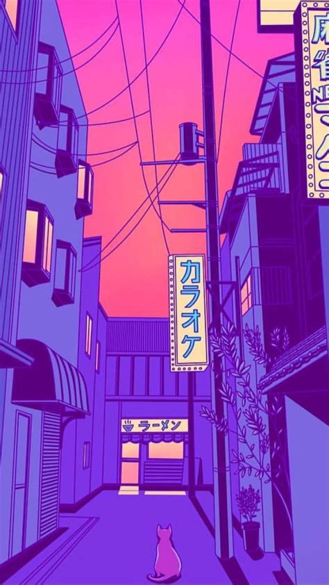 Pastel Anime Wallpaper City