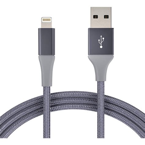 Apple Double Braided Nylon Lightning to USB Cable, Varying Lengths - EC ...