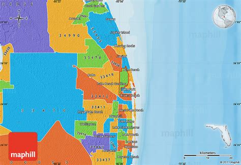 West Palm Beach County Zip Code Map - Dennie Guglielma