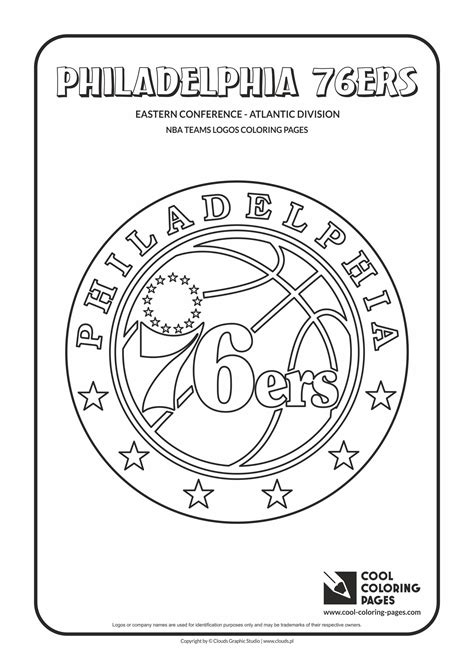 Cool Coloring Pages - NBA Teams Logos / Philadelphia 76ers logo ...