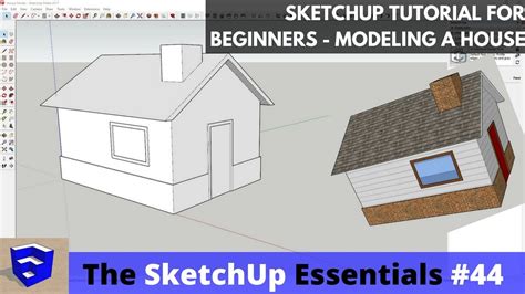 SketchUp Tutorial for Beginners - Part 2 - Modeling a House - YouTube