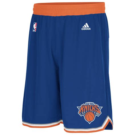 adidas New York Knicks Royal Blue Swingman Shorts