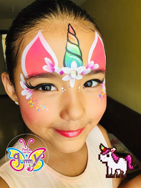 Simple Unicorn Face Paint