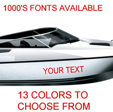 2 X Custom Boat Name Graphics,decals,vinyl Stickers - Etsy