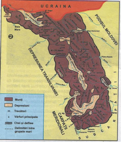 Carpaţii Orientali - Geografia Romaniei