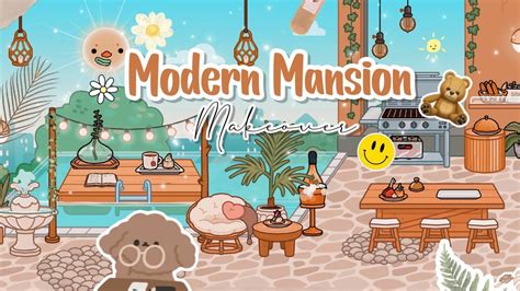 🌼Modern Mansion🧺Toca Boca Ideas Aesthetic [House Design] Tocalifeworld | Makeover | Modern ...