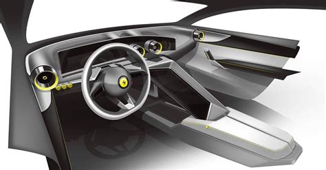 My last project about Ferrari interior is on Behance! Have a look!