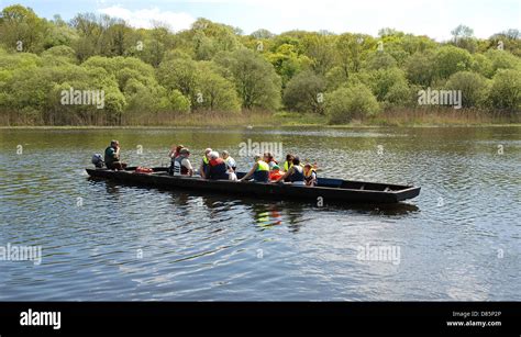 Punt, Crom Castle Estate, Upper Lough Erne, Fermanagh, Northern Ireland ...