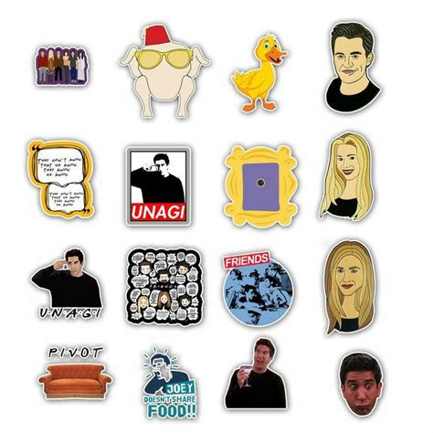 Pin de lee giuliangelis em stickers em 2021 | Tv: friends, Friends tv ...