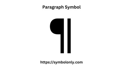 Paragraph Symbol Copy and Paste