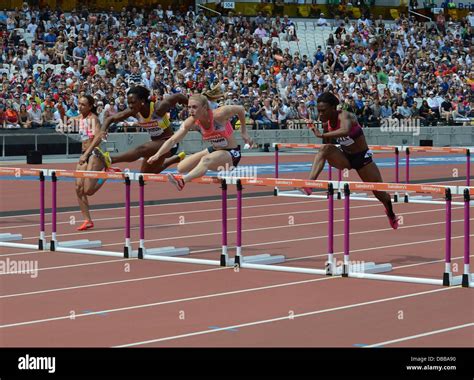 100m hurdles hi-res stock photography and images - Alamy