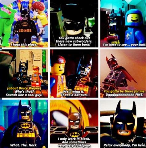 Batman in The Lego Movie(: | Lego batman movie, Lego batman quotes, Batman funny