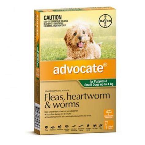 Advocate Flea AND Worm Heartworm Treatment FOR Dogs ALL Sizes Including ...