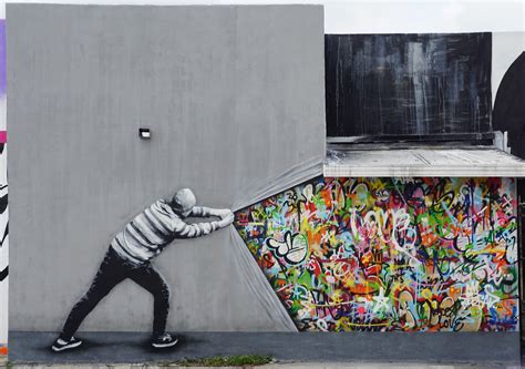 "Behind The Curtain" by Martin Whatson in Miami | StreetArtNews ...