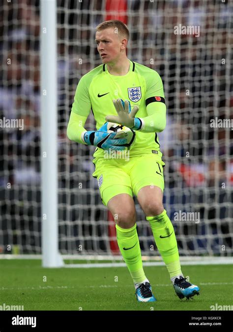 England goalkeeper Jordan Pickford during the International Friendly ...