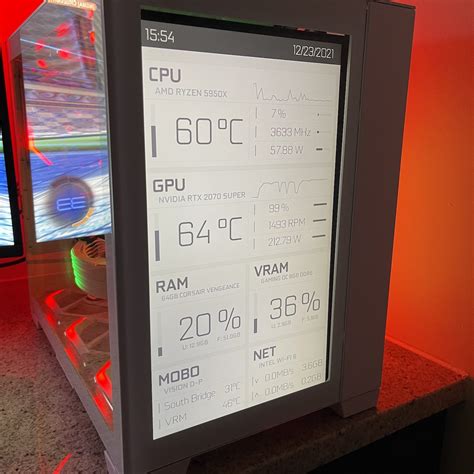 AIDA64 White Sensor Panel - 1080 x 1920 | RK.MD